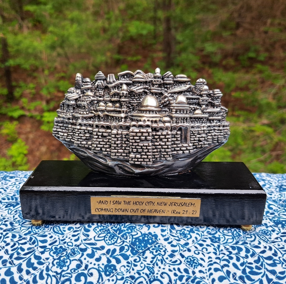 Sterling Silver Holy Land Jerusalem Sculpture 925